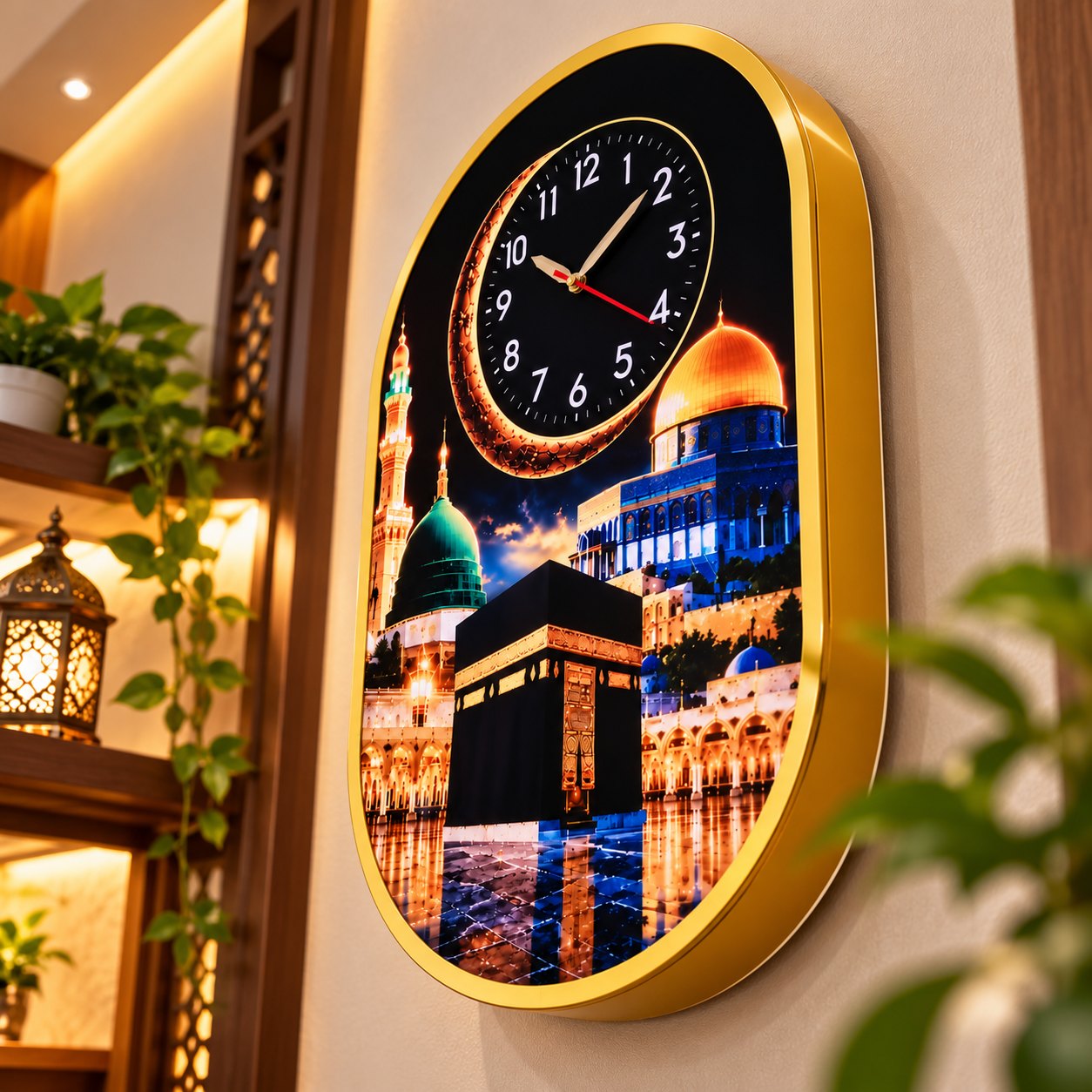 Rich People Premium Islamic LED Wall Clock 3