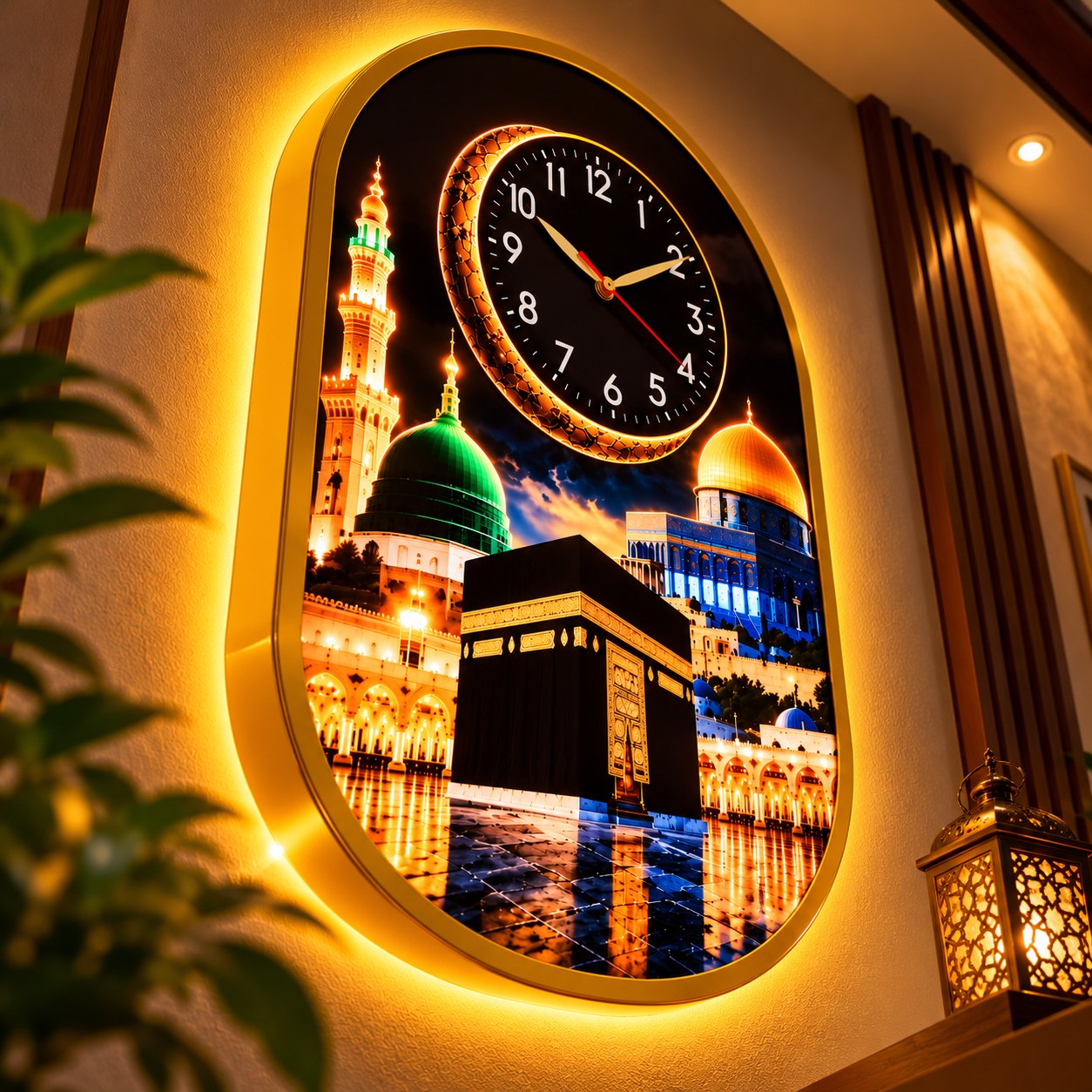 Rich People Premium Islamic LED Wall Clock 6